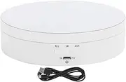 Rotating Display Stand 3 Speeds Electric Rotating Display Stand 360 Degree Turntable Jewelry Holder USB Charging (ABS 2)