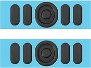 eMagTech 2 Sets Mouse Skates Feet Compatible with Logitech G304/G305 Gaming Mouse Rounded Curved Edges Mouse Feet Mouse Accessories 0.7mm Thickness Black