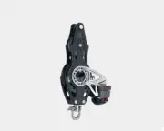 Harken 2697 75mm Carbo Airblock Fiddle Ratchet Sailboat Block Cam Cleat Becket