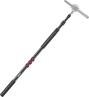 NEEWER NW-7000 Microphone Boom Arm, 3 Section Extendable Handheld Mic Arm with 3/8" & 3/8" to 5/8" Screw Adapter, 3ft to 8ft Adjustable Length,Auxiliary