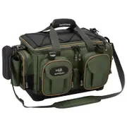 NNEOBA Fishing Tackle Shoulder Bag with Rain Cover Army Green