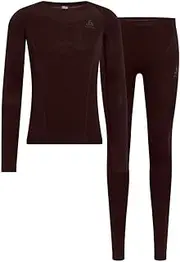 [ODLO] Set Long Performance Evolution Warm Long-Sleeved & Trousers 2025 Fudge