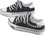 [Letuwj] Thick Soled Canvas Shoes for Girls' Summer Casual Students Small White Shoes Small Fresh Board Shoes