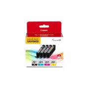 Canon Inkjet Printer Ink 4 Pack Black Cyan Magenta Yellow Dye Based Ink Tanks