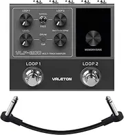 VALETON Looper Pedal Dual Track Stereo Looper for Guitar, Bass, Keyboard, Vocals Drum Machine 99 Project Storage spaces Software Support VLP-200