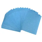 Blue Glitter EVA Foam Sheets 11 x 8 Inch 2mm Thick for Crafts DIY 24 Pcs