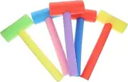 Hohopeti 5pcs Lightweight Hammers for Safe Activity Props for Parent Play Outdoor Activities Party Hammer Random Color