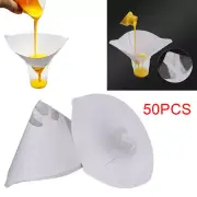 50Pcs 3D Printer Paper Filter LCD Photocuring Consumables UV Resin Disposable
