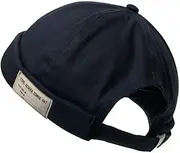 [Clape] Unique Docker Cap Hats Urban Rolled Beanie Women Men Summer Thin Skullcap Sailor Cap Lightweight Bill-Less Watch Hat