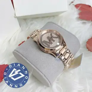 帝安諾-實體店面 Michael Kors MK 經典 大LOGO 玫瑰金 女錶 時尚 腕錶 手錶 MK3334【APP下單享4%點數】