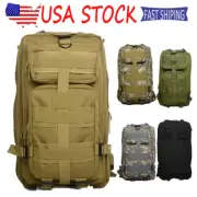 Men's Bag Camo Camping Backpack 30L Tactical Backpack Molle Daypack for Hunting