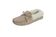 Eastern Counties Leather Womens/Ladies Soft Sole Wool Lined Moccasins (Camel) - UTEL230