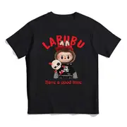 3D Style LABUBU Doll Graphic T-Shirt Stylish and functional Great for everyday wear, events, or special occasions Black G 3XL