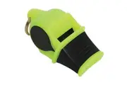 Fox 40 Summit Sonik Blast CMG Sports Whistle w Breakaway Lanyard Neon Black
