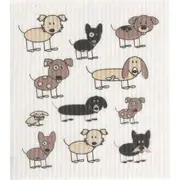 Retrokitchen Compostable Sponge Cloth Dogs