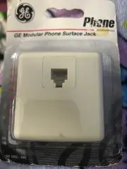 Brand New In Package Ge Modular Phone Surface Jack For Home