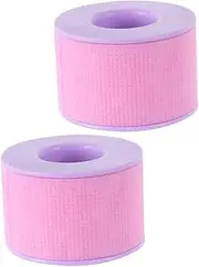 Baluue 2 Rolls Non-woven Fabric Eyelash Extension Tape Comfortable Breathable Tape for Lash Application Easy to Cut Purple 2.5cm x 3m