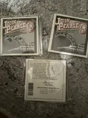John Pearse Banjo 3 Pack 5 Strings ea. 80/20 Bronze Wound Light Gauge Extra Long