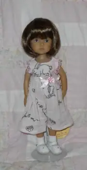 Kemper CONNIE Doll Wig SIZE 6/7 LIGHT BROWN (Doris Day Style) W/Bangs (NS) NWT