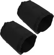 Generic 2pcs Riding Boots Protective Cover Protective Horse Leg Loose Wraps Protective Horses Leg Loose Wraps Horse Boots Leg Horse Boots Wraps Horse Care Fly Boots Black Oxford Cloth