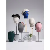 在飛比找蝦皮商城精選優惠-全網最低價 彩色仿真頭模展示架服裝店櫥窗陳列假人頭帽子架男女