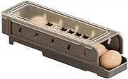Rolling Egg Tray, Automatic Rolling Fridge Egg Organizer, 14 Eggs Holds Organizer | Stackable Egg Dispenser Slide For Refrigerator For The Refrigerator, Kitchen, Cabinets, Dining Table