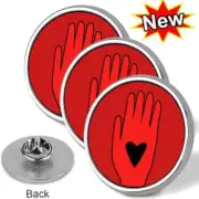 1-5Pcs Ceasefire pin,Pray for Peace Button Badge Pin Medal Pins Brooch `