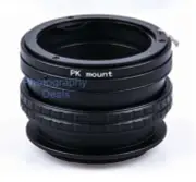 Adjustable Close Focus Helicoid Macro Adapter for Pentax PK K Lens to Sony E Cam