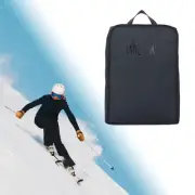 Ski Boot Bag Ski Boot Carrying Bag Black Lightweight with Handle Portable Ski