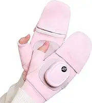 IOIUSKKU Waterproof Thermal Gloves Evenly Penetrating Heat Compact and Easy to Carry Waterproof Gloves Nylon Motorcycle Glove, Pink