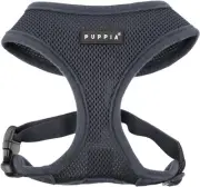 Soft Mesh Dog Harness, Grey, Medium M (Pack of 1) Grey