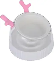 PENIKOKO Elevated Slow Feeder Cat Bowl Spill Pet Feeder for Cats and Small Dogs Tilted Design Multifunctional Food and Water Bowl for Indoor Use Compact
