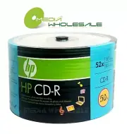 500 HP 52X CD-R CDR ECO Logo Top Blank 700MB Recordable Discs 10x50pk Spindle