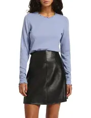 [Marcs] Let It Go Long Sleeve Top in Coastal Blue