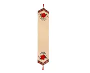 C367 Christmas Decoration Tablecloth Christmas Flower Table Runner Holiday Table Dressing Up Supplies for Holiday Parties