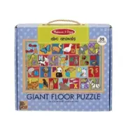 Melissa & Doug Natural Play Giant Floor Puzzle - ABC Animals 35 Pieces