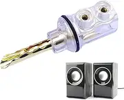 Speaker Banana Plugs Connector - Wire Connector Speaker Plugs Connector | Transparent Banana Jack, Speaker Wire Plugs, Quick Connect Banana Plug Connectors