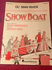 1927 OL’ MAN RIVER Sheet Music SHOW BOAT by Kern, Hammerstein