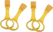 IWOWHERO Playpen Mat Pull up Rings for Playpen Strong Durable Easy to Assemble Random Color