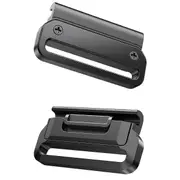 22mm Metal Adapter for Watch Band, Watch Buckles Accessories Black