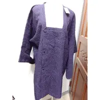 在飛比找蝦皮購物優惠-日本和服紫色立體泡泡布羽織外套零尺碼