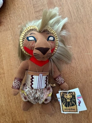 Simba Disney Beanie Baby New w Tags Disney Store Lion King Play