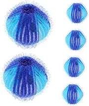 BAZEITFLOW Laundry Ball Pet Hair Remover Pack Tangle Prevention Washable Pet Hair Catcher Cleaning for Clothes