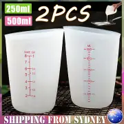 250/500ml Silicone Measuring Cup Resin Glue DIY Tool Jewelry Measuring Spoon Cup