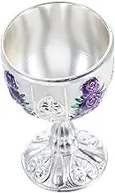 LALADEFIEE Medieval Wine Goblet Metal Wine Cups Vintage Style Cocktail Cup Long Lasting