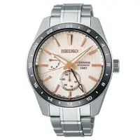 在飛比找momo購物網優惠-【SEIKO 精工】黑標 PRESAGE 新銳 GMT亞太限