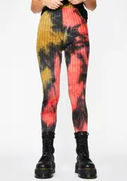Dank Toxic Trip Printed Leggings
