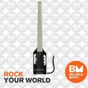 Traveler Guitar Ultra-Light Bass Guitar 5-String Gloss Black w/ Gigbag