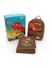 [Elf Cultural] My First Book 12 Kids T-Rex Early Education in Brown