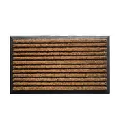 Door Mat 40x75cm Rectangle Floor Rug/Carpet PVC Backed Home/Room Decor Striped